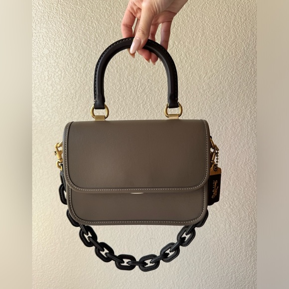 Coach Handbags - Coach Rogue Top Handle - Dark Stone